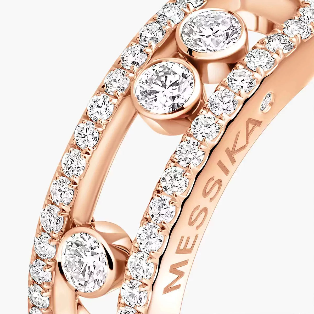 [Sprite Jewelry] Move Gold Diamond Pave_ Ring