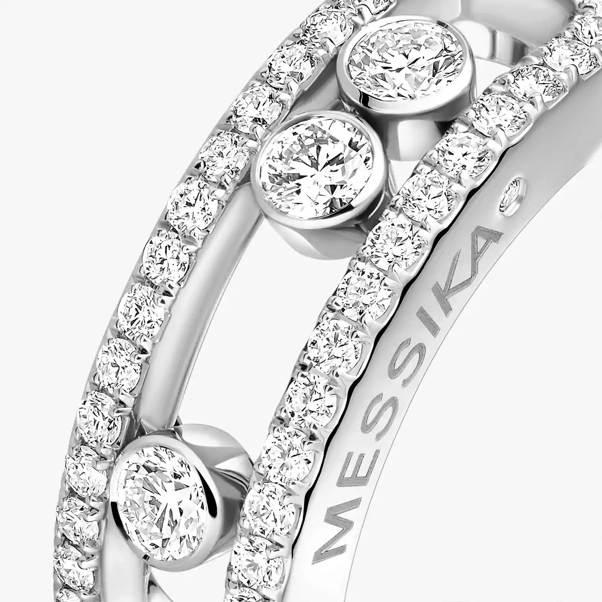 [Sprite Jewelry] Move Gold Diamond Pave_ Ring