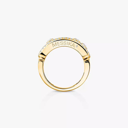[Sprite Jewelry] Move Gold Diamond Pave_ Ring