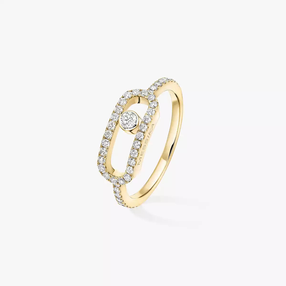 [Sprite Jewelry]Move Uno Diamond Ring in Gold