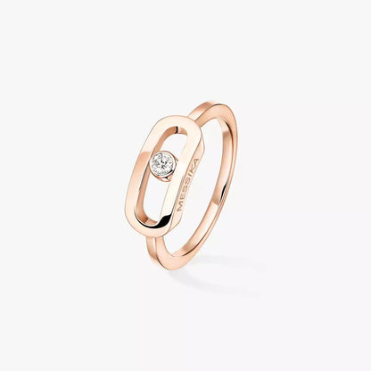 [Sprite Jewelry]Move Uno Diamond Ring in Gold
