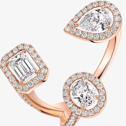 [[Sprite Jewelry] Diamond Ring 0,25ct My Twin Trilogy