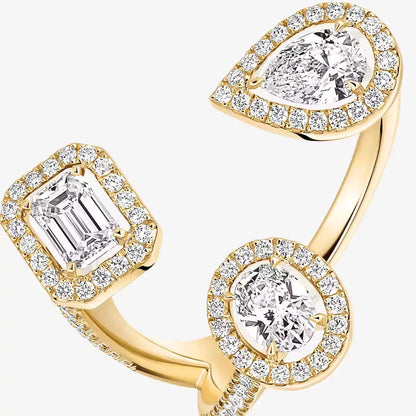 [[Sprite Jewelry] Diamond Ring 0,25ct My Twin Trilogy