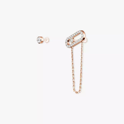 [Sprite Jewelry]Move Uno Diamond Earrings