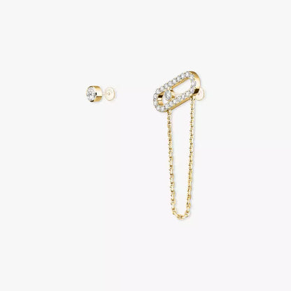 [Sprite Jewelry]Move Uno Diamond Earrings