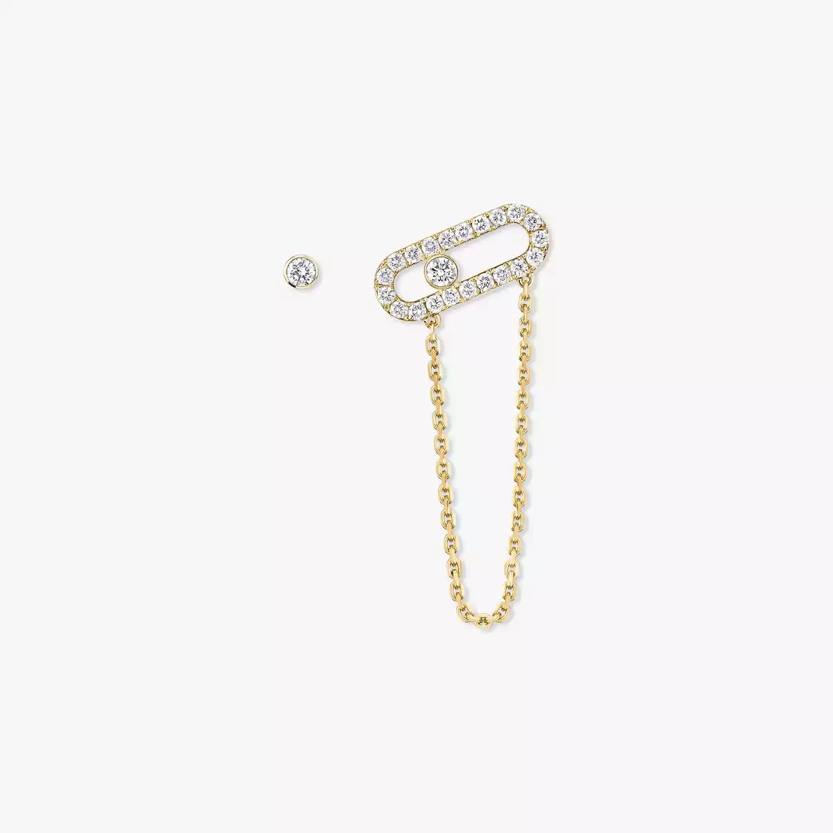 [Sprite Jewelry]Move Uno Diamond Earrings