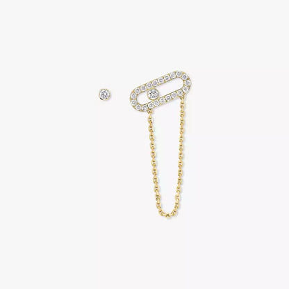[Sprite Jewelry]Move Uno Diamond Earrings