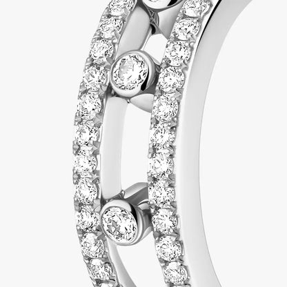 [Sprite Jewelry]Diamond Pave_ Hoop Earrings Move