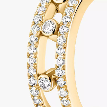 [Sprite Jewelry]Diamond Pave_ Hoop Earrings Move