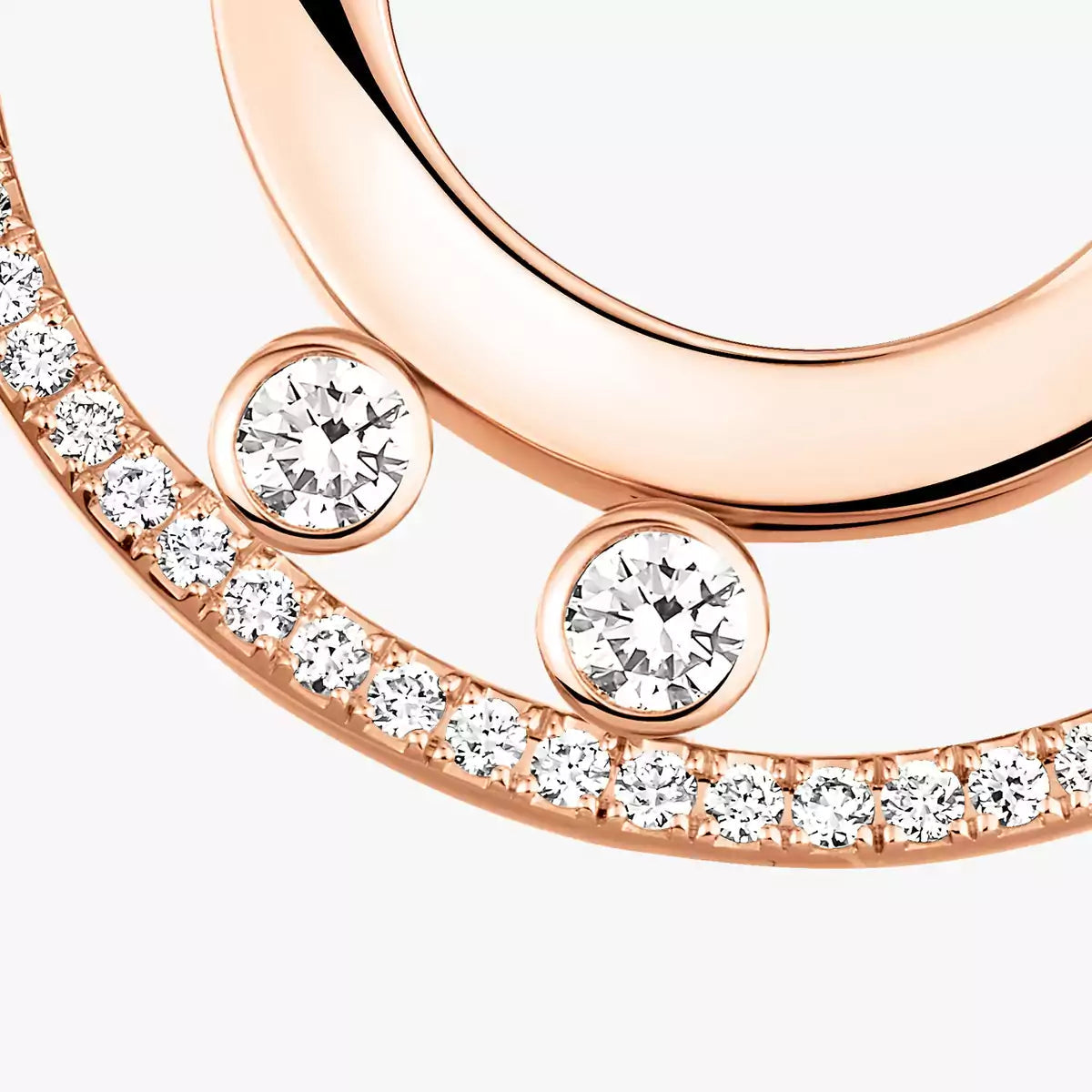 [Sprite Jewelry]Move Romane Small Diamond Hoop Earrings
