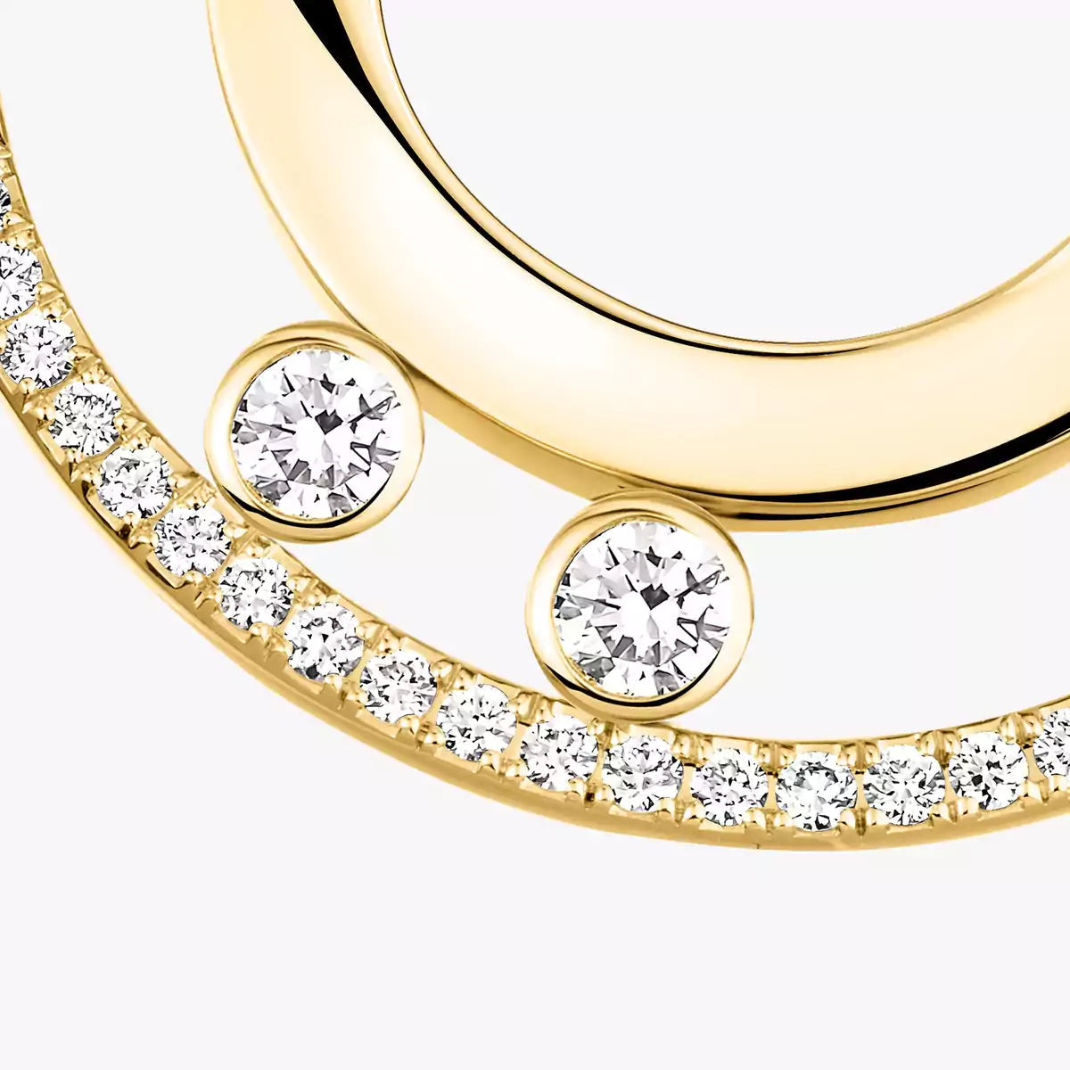[Sprite Jewelry]Move Romane Small Diamond Hoop Earrings