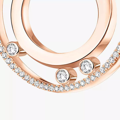 [Sprite Jewelry]Move Romane Small Diamond Hoop Earrings