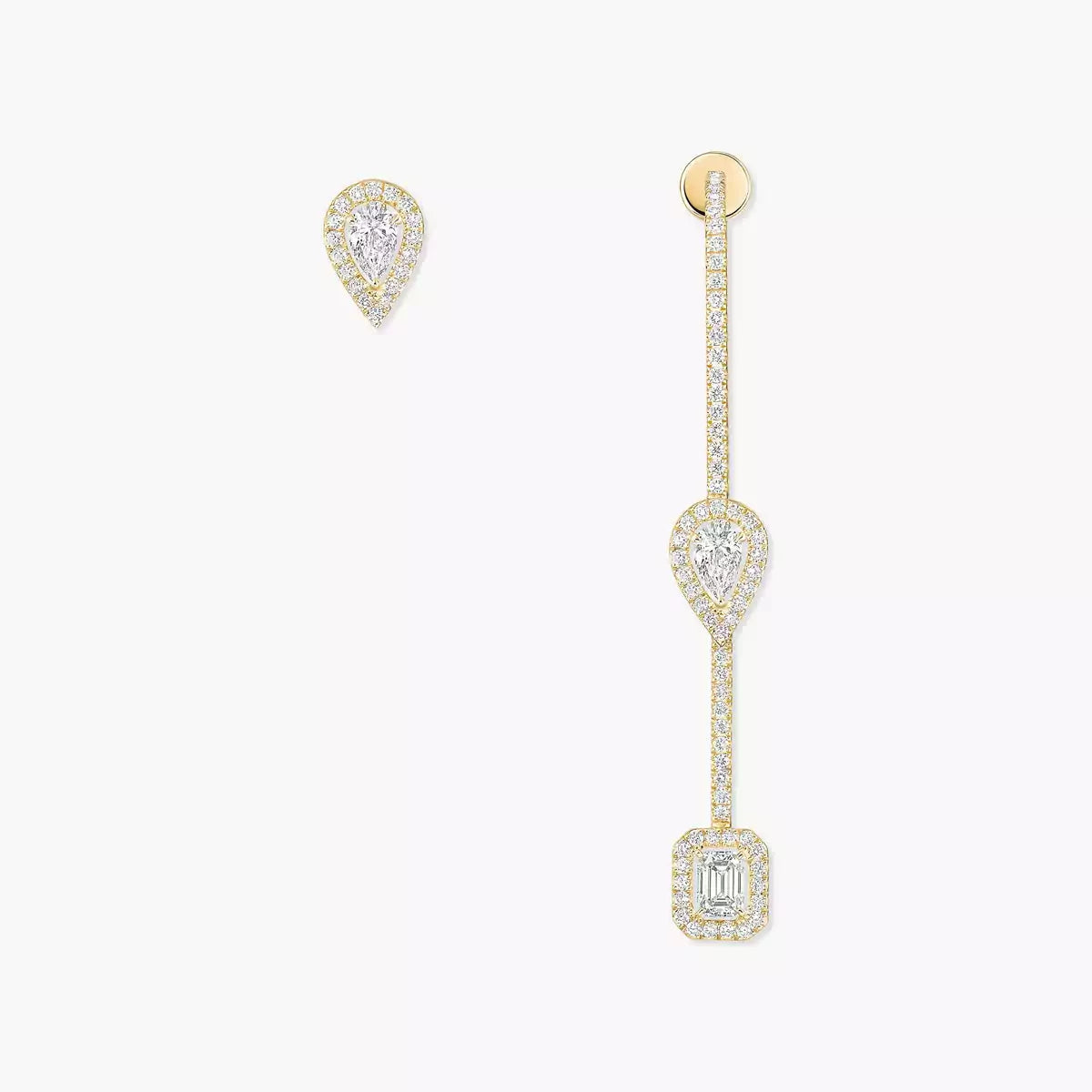 [Sprite Jewelry]Diamond Drop Earrings My Twin