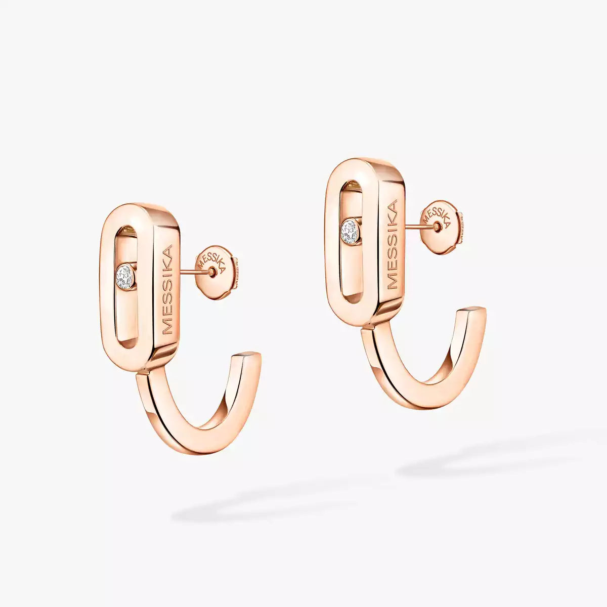 [Sprite Jewelry]Diamond Mini Hoop Earrings Move Classique