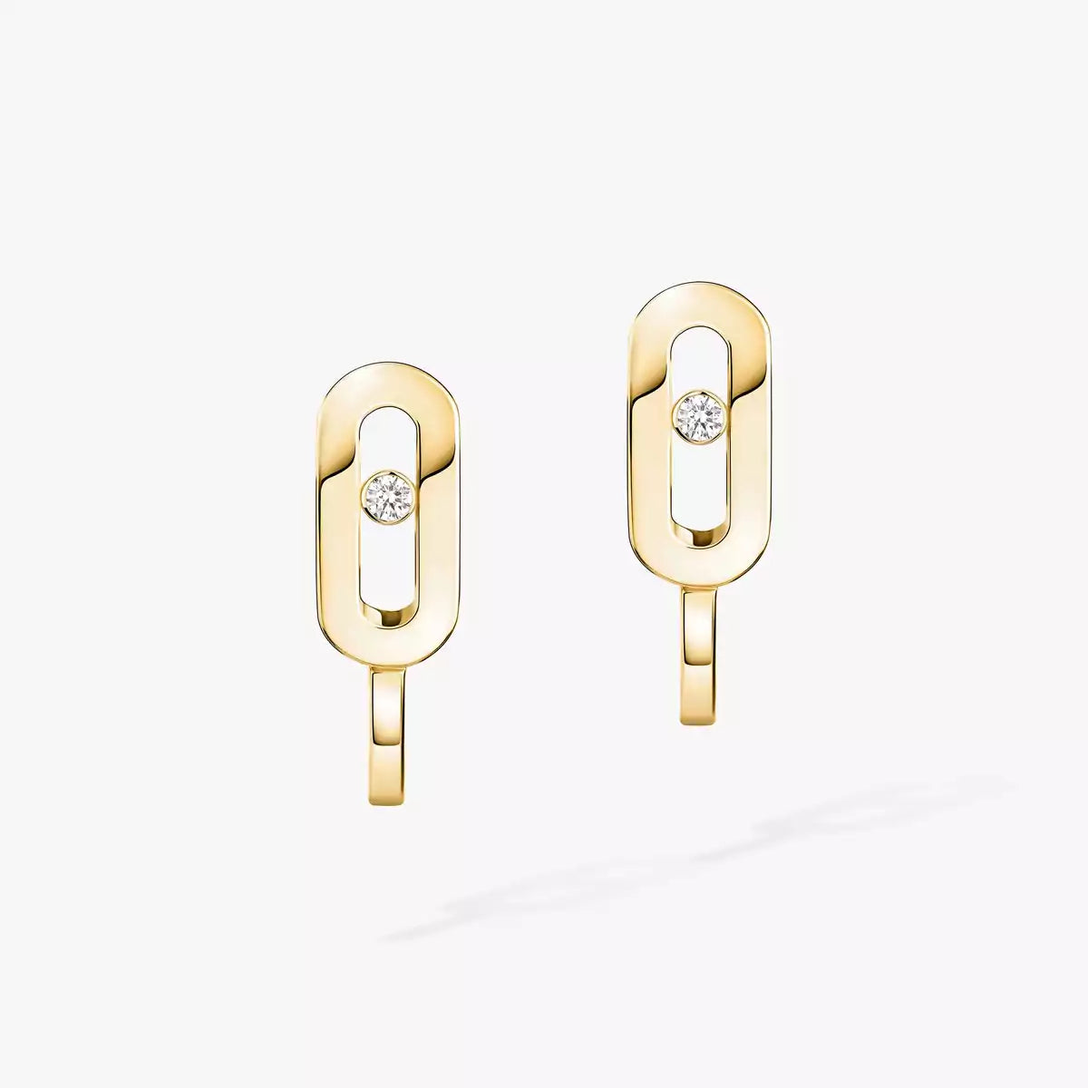 [Sprite Jewelry]Diamond Mini Hoop Earrings Move Classique