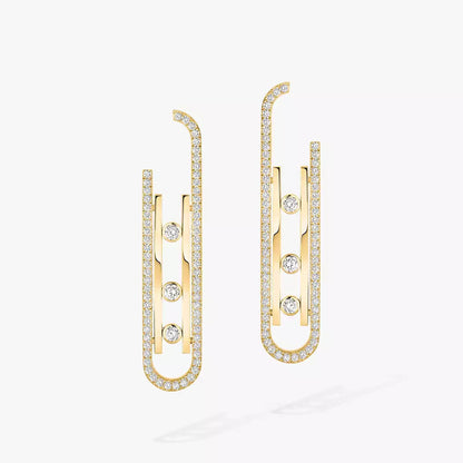 [Sprite Jewelry]Diamond Pendant Earrings Move 10Th