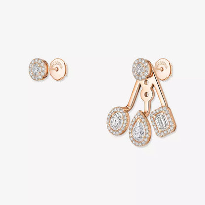 [Sprite Jewelry] My Twin Trio  Diamond Earrings