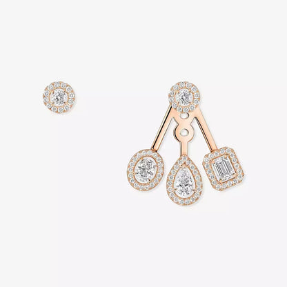 [Sprite Jewelry] My Twin Trio  Diamond Earrings