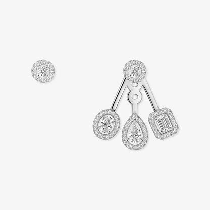 [Sprite Jewelry] My Twin Trio  Diamond Earrings