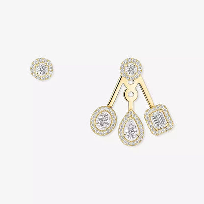 [Sprite Jewelry] My Twin Trio  Diamond Earrings