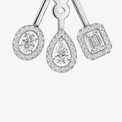 [Sprite Jewelry] My Twin Trio  Diamond Earrings