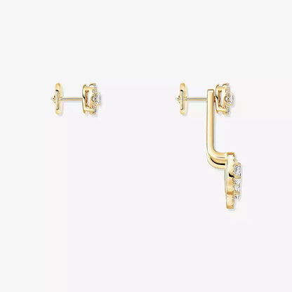 [Sprite Jewelry] My Twin Trio  Diamond Earrings