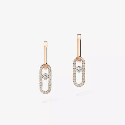 [Sprite Jewelry]Move Link Diamond Earrings