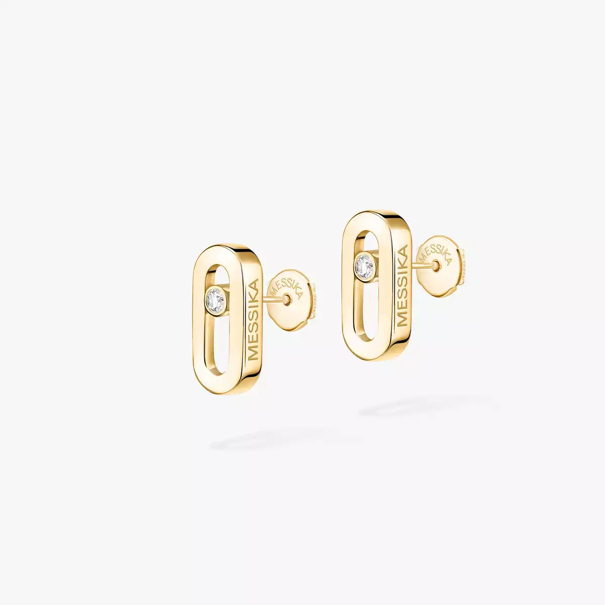 [Sprite Jewelry]Move Uno Diamond Stud Earrings