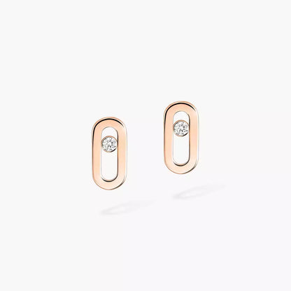 [Sprite Jewelry]Move Uno Diamond Stud Earrings