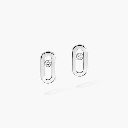 [Sprite Jewelry]Move Uno Diamond Stud Earrings