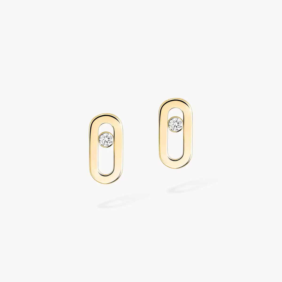 [Sprite Jewelry]Move Uno Diamond Stud Earrings
