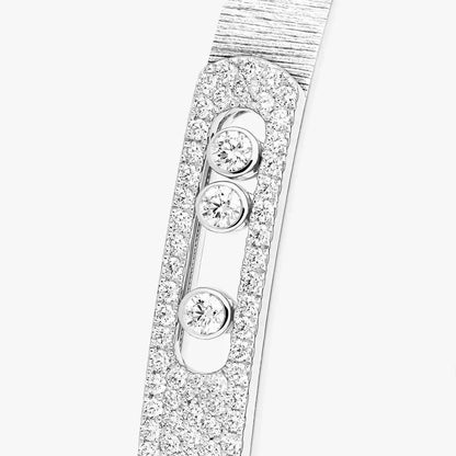 [Sprite Jewelry]Move Noa Ciselé half pavé bangle