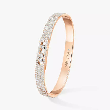 [Sprite Jewelry]Move Noa Full Pavé Diamond Bangle Bracelet