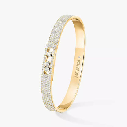 [Sprite Jewelry]Move Noa Full Pavé Diamond Bangle Bracelet