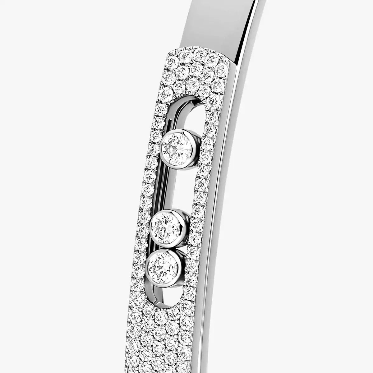 [Sprite Jewelry]Move Noa Rose Gold Pavé Diamond Bangle Bracelet