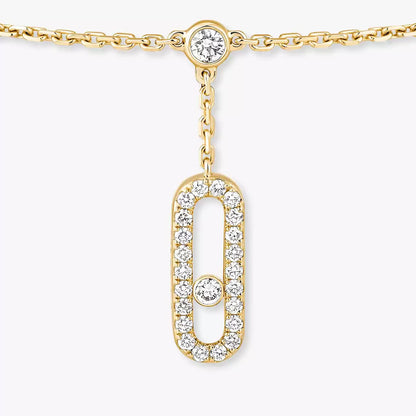 [Sprite Jewelry] Move Uno pavé ankle bracelet