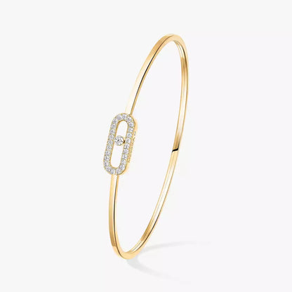 [Sprite Jewelry]Move Uno pavé flex bangle medium
