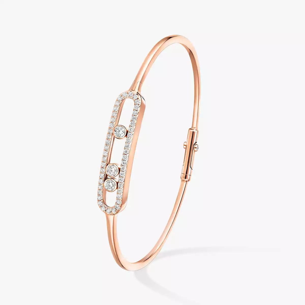 [Sprite Jewelry]Move Pavé Diamond Bangle Bracelet M