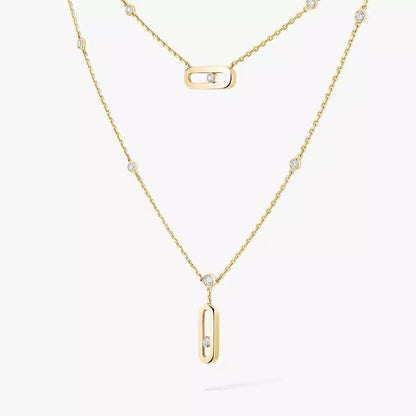 [Sprite Jewelry] Move Uno Diamond Necklace
