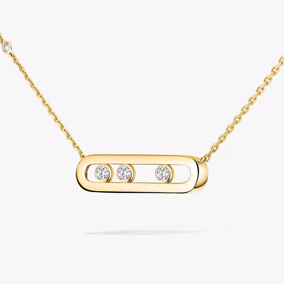 [Sprite Jewelry] Baby Move Gold Diamond Necklace