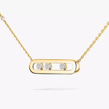 [Sprite Jewelry] Baby Move Gold Diamond Necklace