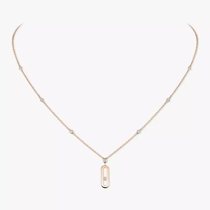 [Sprite Jewelry] Move Uno Gold Diamond Long Necklace