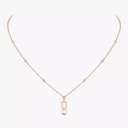[Sprite Jewelry] Move Uno Gold Diamond Long Necklace