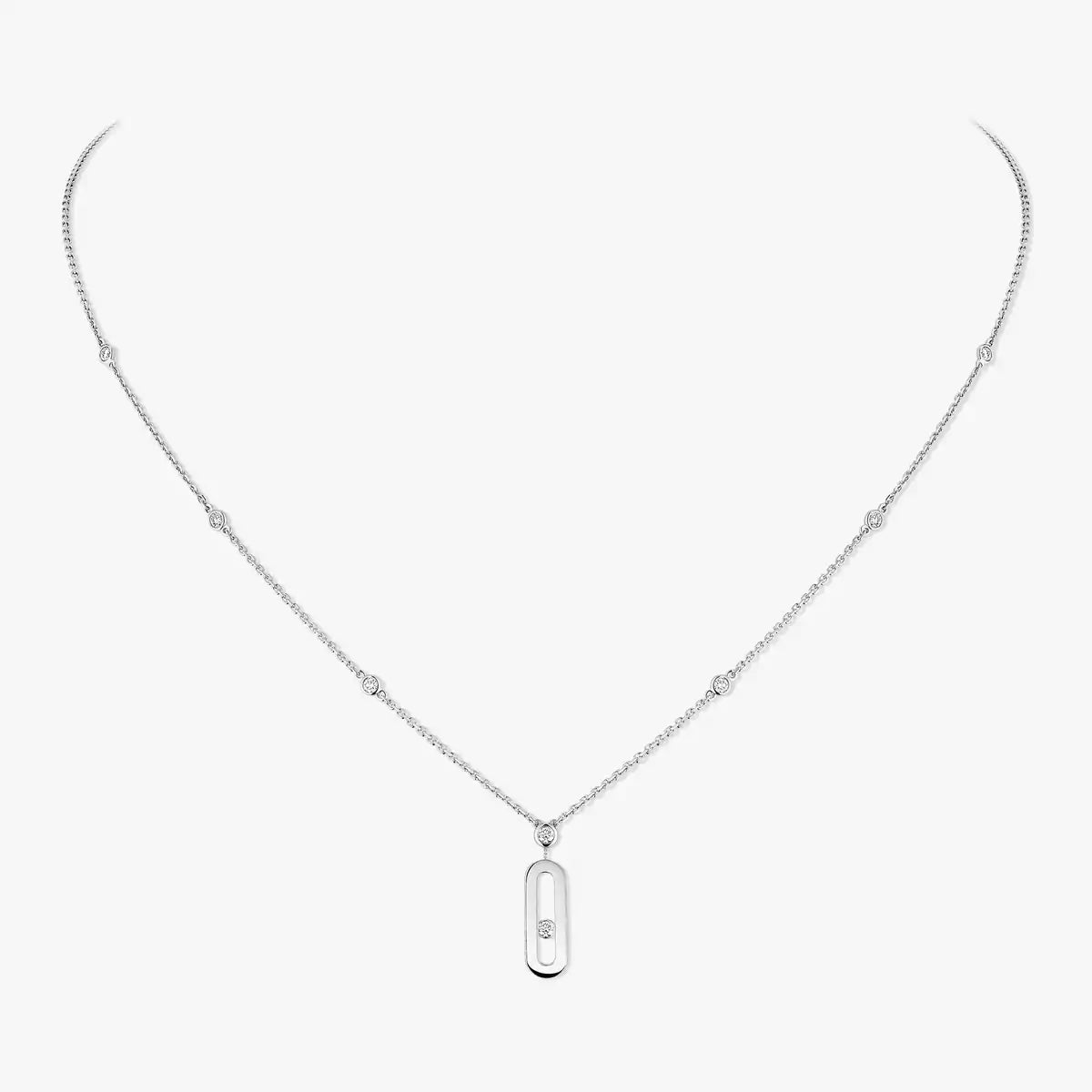 [Sprite Jewelry] Move Uno Gold Diamond Long Necklace