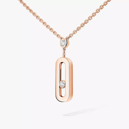 [Sprite Jewelry] Move Uno Gold Diamond Long Necklace
