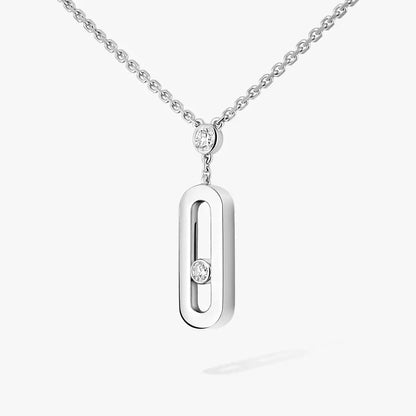 [Sprite Jewelry] Move Uno Gold Diamond Long Necklace