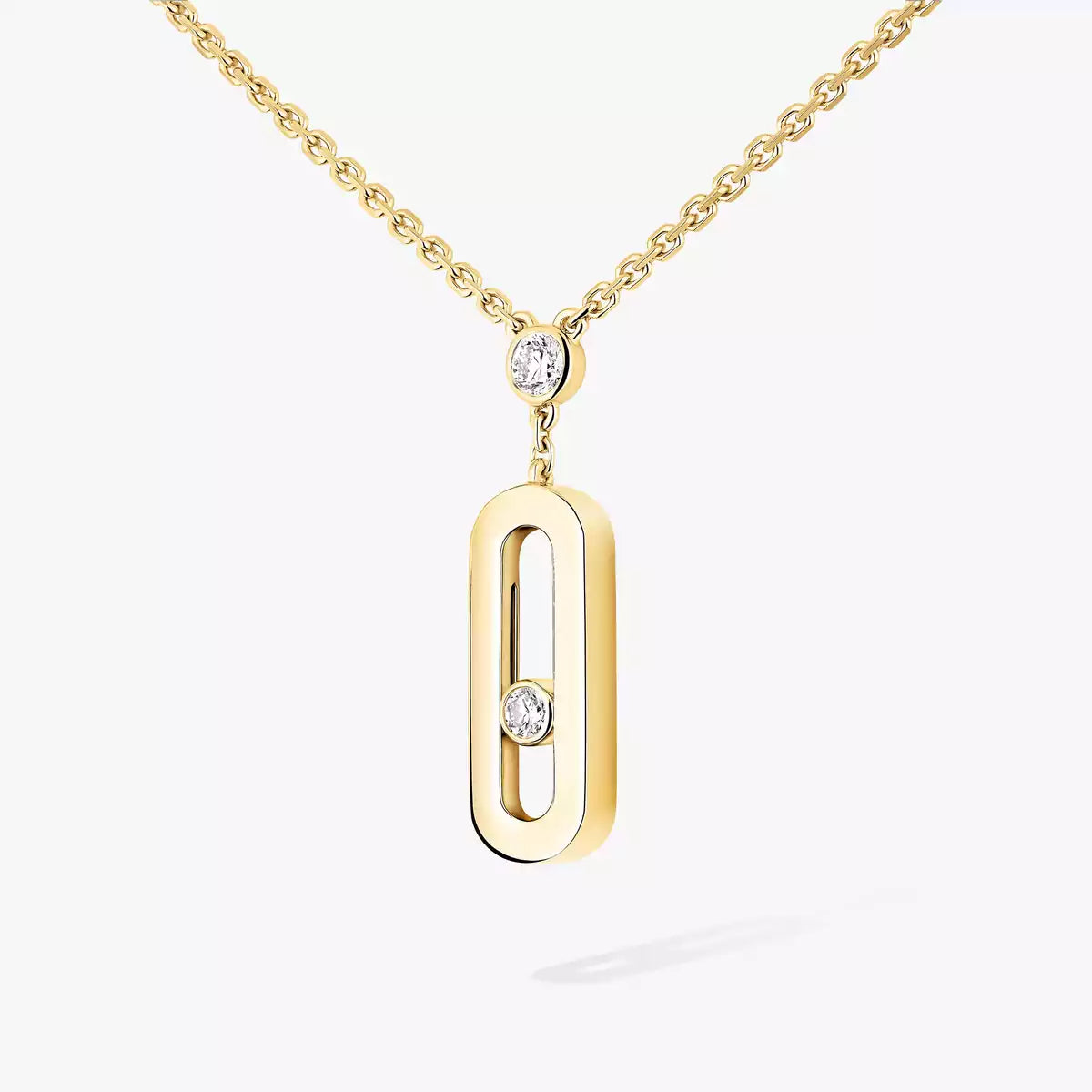 [Sprite Jewelry] Move Uno Gold Diamond Long Necklace