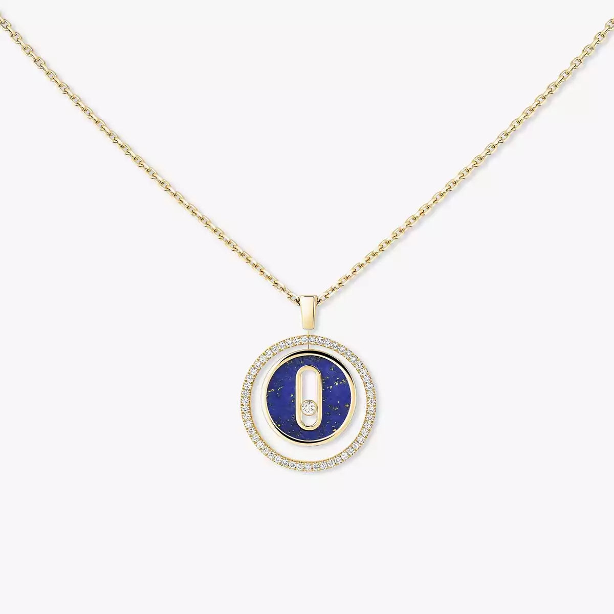[Sprite Jewelry]Lucky Move Diamond Necklace in Rose Gold and White Mother-of-Pearl