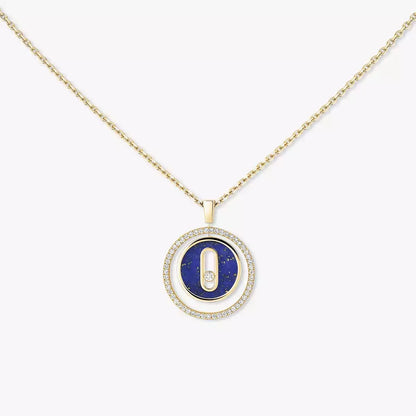 [Sprite Jewelry]Lucky Move Diamond Necklace in Rose Gold and White Mother-of-Pearl