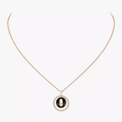[Sprite Jewelry]Lucky Move Diamond Necklace in Rose Gold and White Mother-of-Pearl